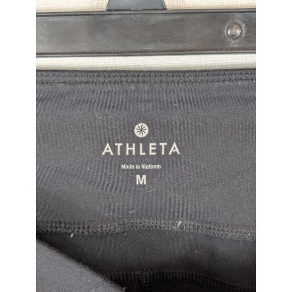 Athleta Power X's and O's Capri Leggings Black Women's Size Medium - Picture 12 of 13